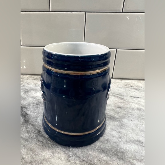 Budlight Ceramic Mug Blue White /Gold Accents Anheuser-Busch - Picture 3 of 6